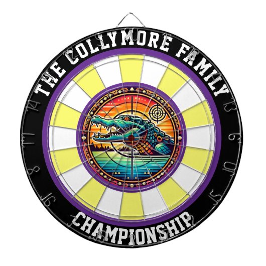 Lake Predator beroemd gemaakt door Target Art Dartbord (Voorkant)