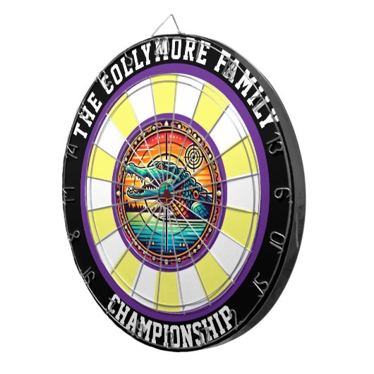 Lake Predator beroemd gemaakt door Target Art Dartbord (Voorkant Rechts)