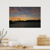 Lake Pukaki Sunset Poster (Keuken)