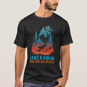 Lake Rabun Shark Gratis en Ongezouten Grappige Nat T-shirt