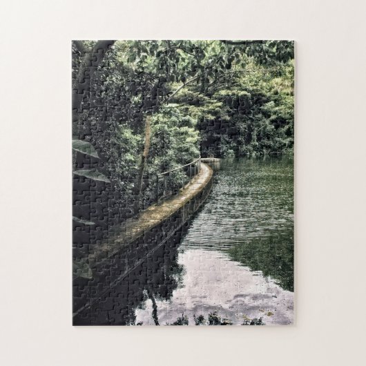 Lake Rain Forest Creque Dam Virgin Islands USVI Legpuzzel (Verticaal)