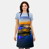 Lake Ray Hubbard Rockwall TX Sunset Apron Schort (Gedragen)