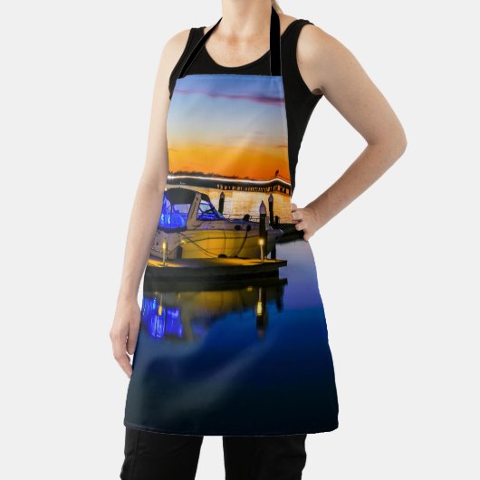 Lake Ray Hubbard Rockwall TX Sunset Apron Schort (Insitu)