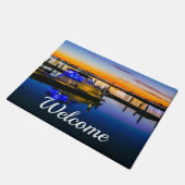 Lake Ray Hubbard Rockwall TX Sunset Welcome Deurmat (Schuin)