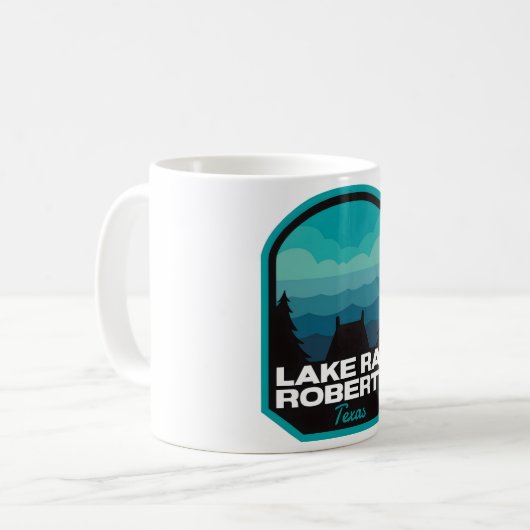 Lake Ray Roberts Texas Summer Koffiemok (Voorkant links)