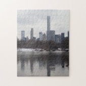 Lake Reflection in Central Park New York City NYC Legpuzzel (Verticaal)