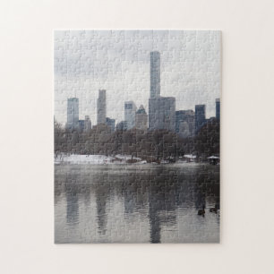 Lake Reflection in Central Park New York City NYC Legpuzzel