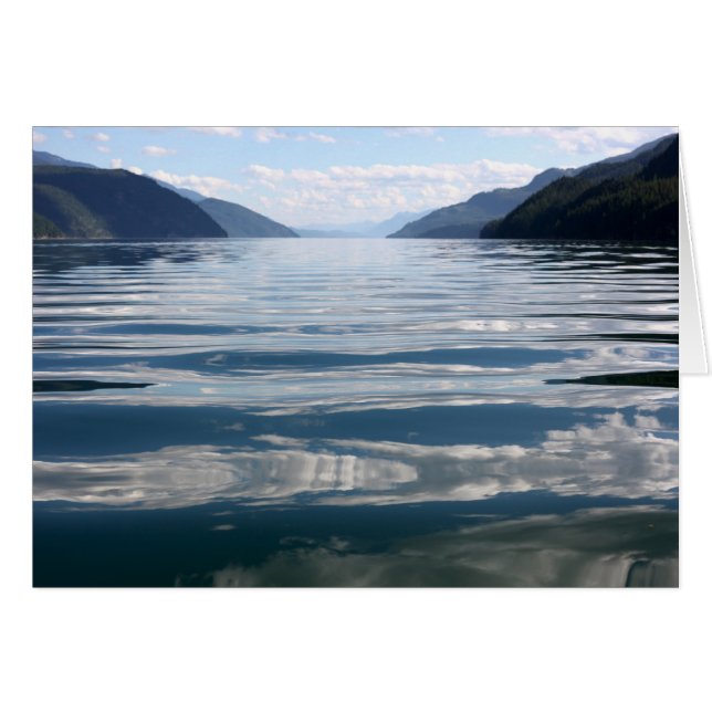 Lake Reflections Card (Voorkant Horizontaal)