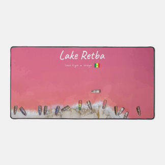 Lake Retba, Senegal - Roze meerboten Bureaumat