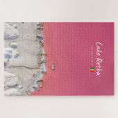 Lake Retba, Senegal - Roze meerboten Legpuzzel (Horizontaal)