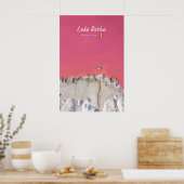 Lake Retba, Senegal - Roze meerboten Poster (Keuken)