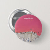 Lake Retba, Senegal - Roze meerboten Ronde Button 5,7 Cm (Voorkant /achterkant)