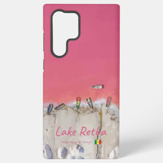 Lake Retba, Senegal - Roze meerboten Samsung Galaxy Hoesje