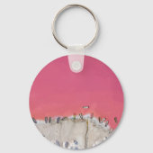 Lake Retba, Senegal - Roze meerboten Sleutelhanger (Achterkant)
