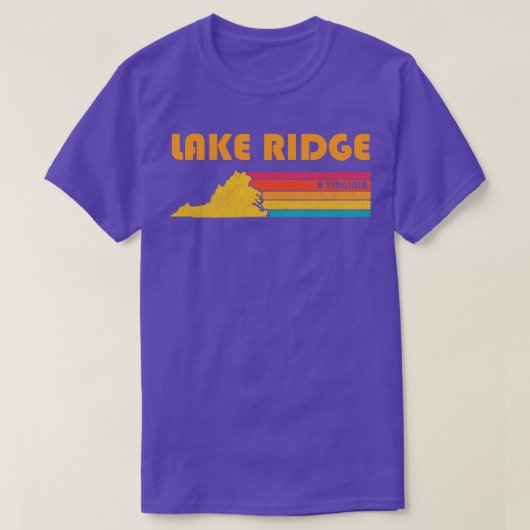 Lake Ridge Virginia  noodlijdend souvenir T-shirt (Design voorkant)