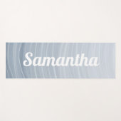 Lake Ripple Lines Meditative Flow Yogamat (Voorkant (horizontaal))