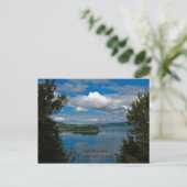 Lake Rotoma, Nieuw-Zeeland Briefkaart (Staand voorkant)