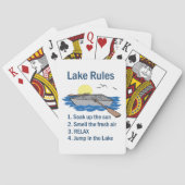 Lake Rules Pokerkaarten (Achterkant)