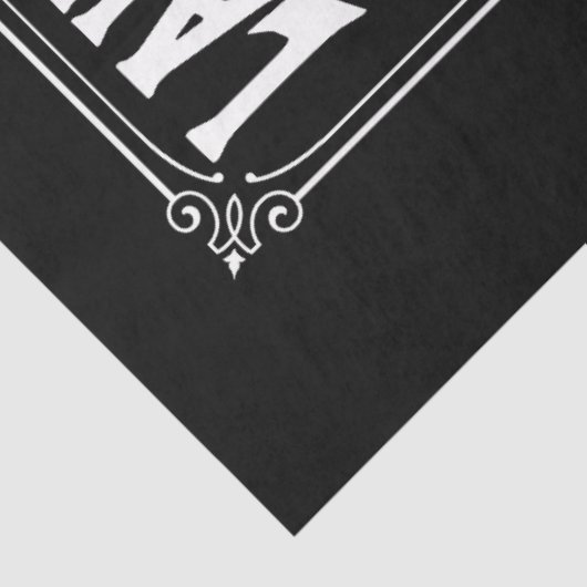 Lake Rules Tissuepapier (Detail)