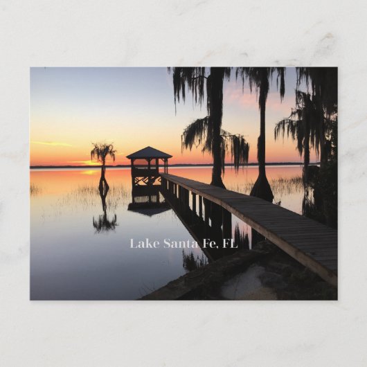 Lake Santa Fe Florida schilderachtig foto Briefkaart (Voorkant)