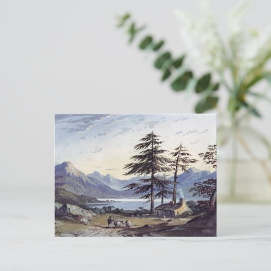 Lake Scene Briefkaart (Staand voorkant)