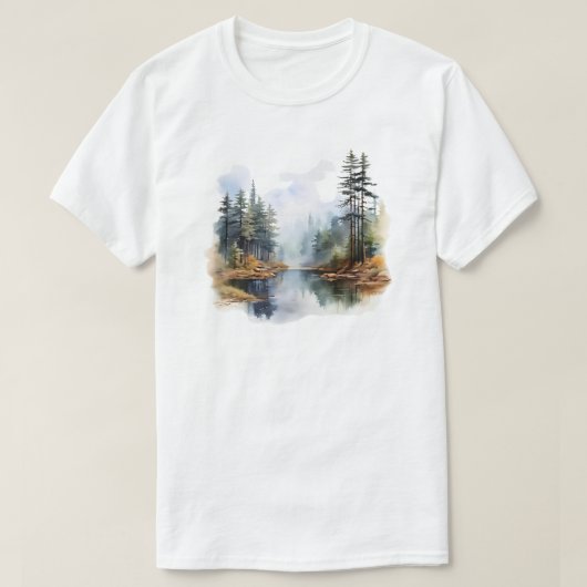 Lake Scene T-shirt (Design voorkant)