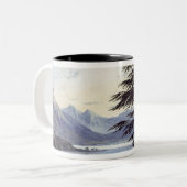 Lake Scene Tweekleurige Koffiemok (Voorkant links)