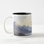 Lake Scene Tweekleurige Koffiemok (Links)