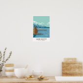 Lake Scott State Park Kansas Antiek Poster (Keuken)