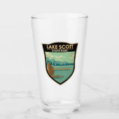 Lake Scott State Park Kansas Badge Glas (Voorkant)