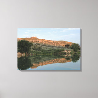Lake Scott State Park - Reflectie verpakt Canvas