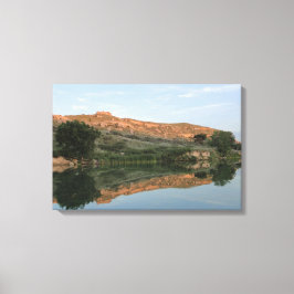 Lake Scott State Park - Reflectie verpakt Canvas Afdruk