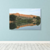 Lake Scott State Park - Reflectie verpakt Canvas Afdruk (Insitu (Houten vloer))