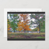 Lake Scranton Briefkaart Scranton PA-Autumn (Voorkant / Achterkant)