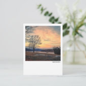 Lake Scranton-januari zonsopgang Briefkaart (Staand voorkant)