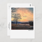 Lake Scranton-januari zonsopgang Briefkaart (Voorkant / Achterkant)