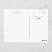 Lake Scranton Post Kaart Winterstemming (Achterkant)