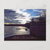 Lake Scranton Post Kaart Winterstemming (Voorkant)