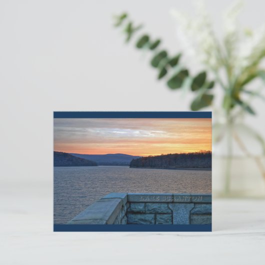 Lake Scranton Sunset Briefkaart (Staand voorkant)