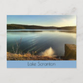 Lake Scranton-Twilight landschap Briefkaart (Voorkant)