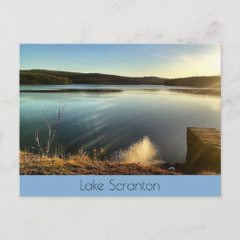 Lake Scranton-Twilight landschap Briefkaart