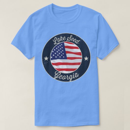 Lake Seed - Patriotic Georgia Souvenir T-Shirt (Design voorkant)