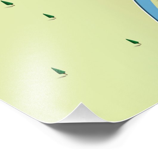 Lake Seminole Georgia Map poster (Hoek)