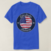 Lake Shafer - Patriotic Indiana Souvenir T-Shirt (Design voorkant)