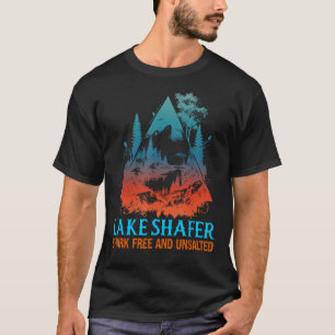 Lake Shafer Shark Gratis en Ongezouten Grappige Na T-shirt