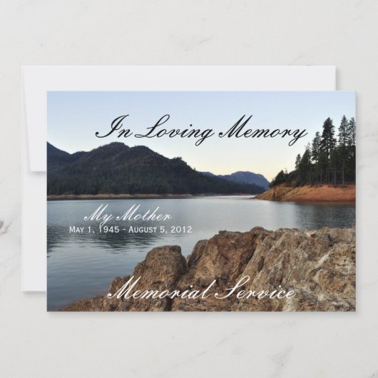 Lake Shasta Aankondiging (Voorkant)