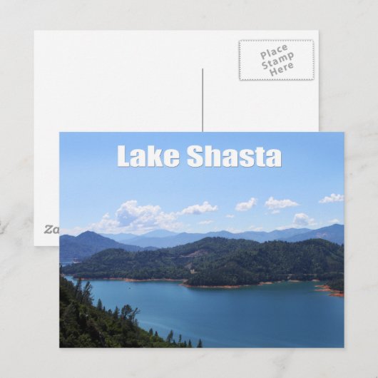 Lake Shasta in Redding, Californië Briefkaart (Voorkant / Achterkant)