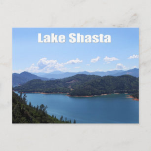 Lake Shasta in Redding, Californië Briefkaart