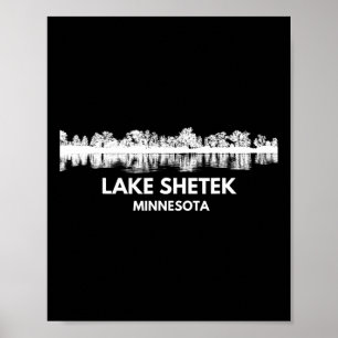 Lake Shetek Minnesota Trip Grappige Zomer Vissen C Poster