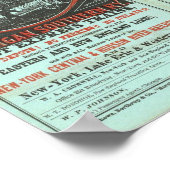 Lake Shore en Michigan So Railway Poster (Hoek)